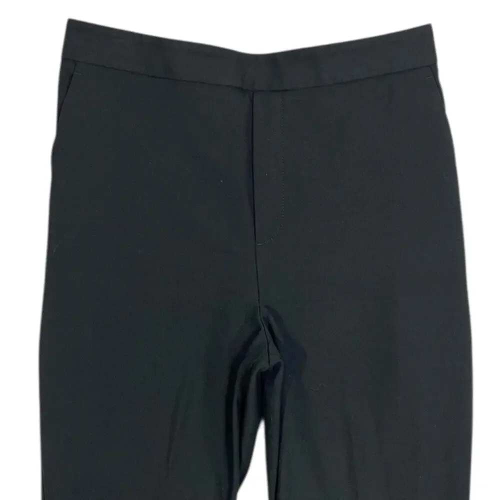 Banana Republic Hayden Dress Pants Womens 16 Black Pull On Tapered Leg Workwear